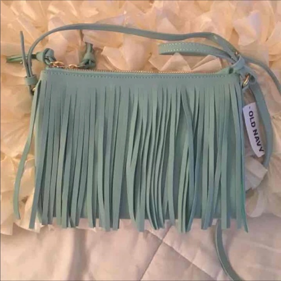 NWT Suede Fringe Crossbody - Picture 1 of 3
